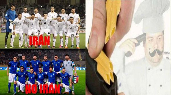 مارکا با نام ایران حذف ایتالیا را به طنز گرفت